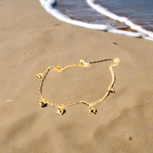 Load image into Gallery viewer, Heart Charm Anklet