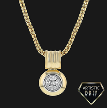 Load image into Gallery viewer, .50 CT.T.W Vintage Inspired Diamond Pendant in 14k Gold