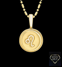 Load image into Gallery viewer, 14k Yellow Gold Zodiac Symbol Pendant, 16' - 18'