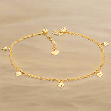 Load image into Gallery viewer, Heart Charm Anklet