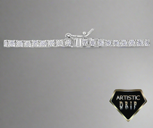 Load image into Gallery viewer, Lab created Tennis necklace with Gemstones dripped in Sterling Silver