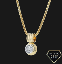 Load image into Gallery viewer, .50 CT.T.W Vintage Inspired Diamond Pendant in 14k Gold