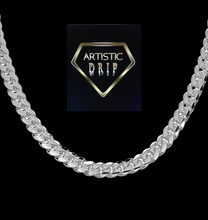 Load image into Gallery viewer, Sterling Silver Cuban Chain Necklace