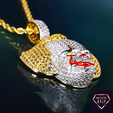 Load image into Gallery viewer, "It" Evil Clown Iced Out Pendant