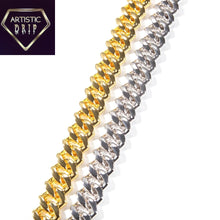 Load image into Gallery viewer, 20MM Baguette Prong Cuban Link Bracelets