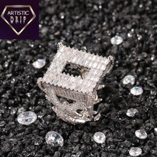 Load image into Gallery viewer, Iced Out Hollow Square Ring