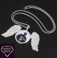Load image into Gallery viewer, Angel Wings Photo Pendant