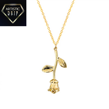 Load image into Gallery viewer, Rose Costume Necklace