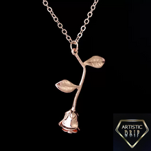 Load image into Gallery viewer, Rose Costume Necklace