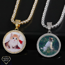 Load image into Gallery viewer, Round Custom Photo Pendant