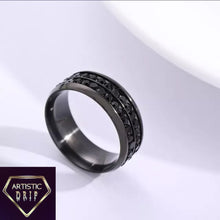 Load image into Gallery viewer, 2 Row CZ Diamond Flooded Ring