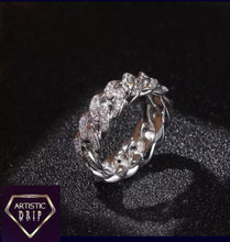 Load image into Gallery viewer, Iced Out Cuban Link Ring