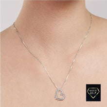 Load image into Gallery viewer, Double Diamond Heart Pendant in 14k Gold