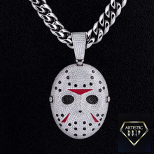 Load image into Gallery viewer, Horror Hockey mask pendant