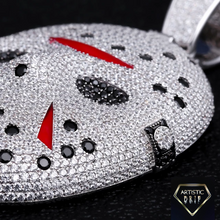 Load image into Gallery viewer, Horror Hockey mask pendant