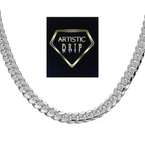 Load image into Gallery viewer, Sterling Silver Cuban Chain Necklace