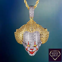 Load image into Gallery viewer, "It" Evil Clown Iced Out Pendant