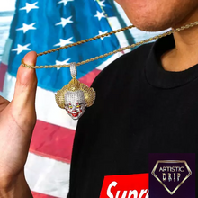 Load image into Gallery viewer, "It" Evil Clown Iced Out Pendant