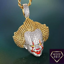 Load image into Gallery viewer, "It" Evil Clown Iced Out Pendant