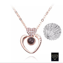 Load image into Gallery viewer, Love 100 Projection Necklace Collection