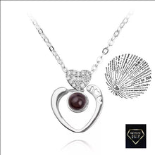 Load image into Gallery viewer, Love 100 Projection Necklace Collection