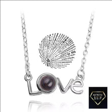 Load image into Gallery viewer, Love 100 Projection Necklace Collection