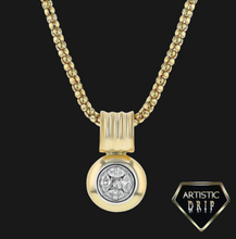 Load image into Gallery viewer, .50 CT.T.W Vintage Inspired Diamond Pendant in 14k Gold
