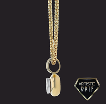 Load image into Gallery viewer, .50 CT.T.W Vintage Inspired Diamond Pendant in 14k Gold
