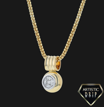 Load image into Gallery viewer, .50 CT.T.W Vintage Inspired Diamond Pendant in 14k Gold
