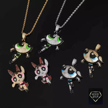 Load image into Gallery viewer, Iced out PPG Character Pendant
