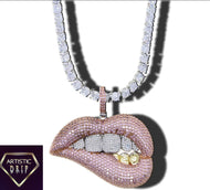 Iced Out Seductive Lips