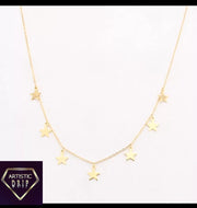 Gold Star Necklace