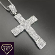 Load image into Gallery viewer, Big Iced Out Cross Pendant
