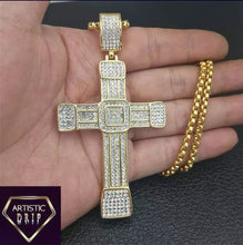 Load image into Gallery viewer, Big Iced Out Cross Pendant
