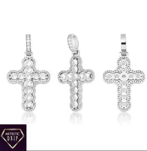 Load image into Gallery viewer, Iced out cross pendant
