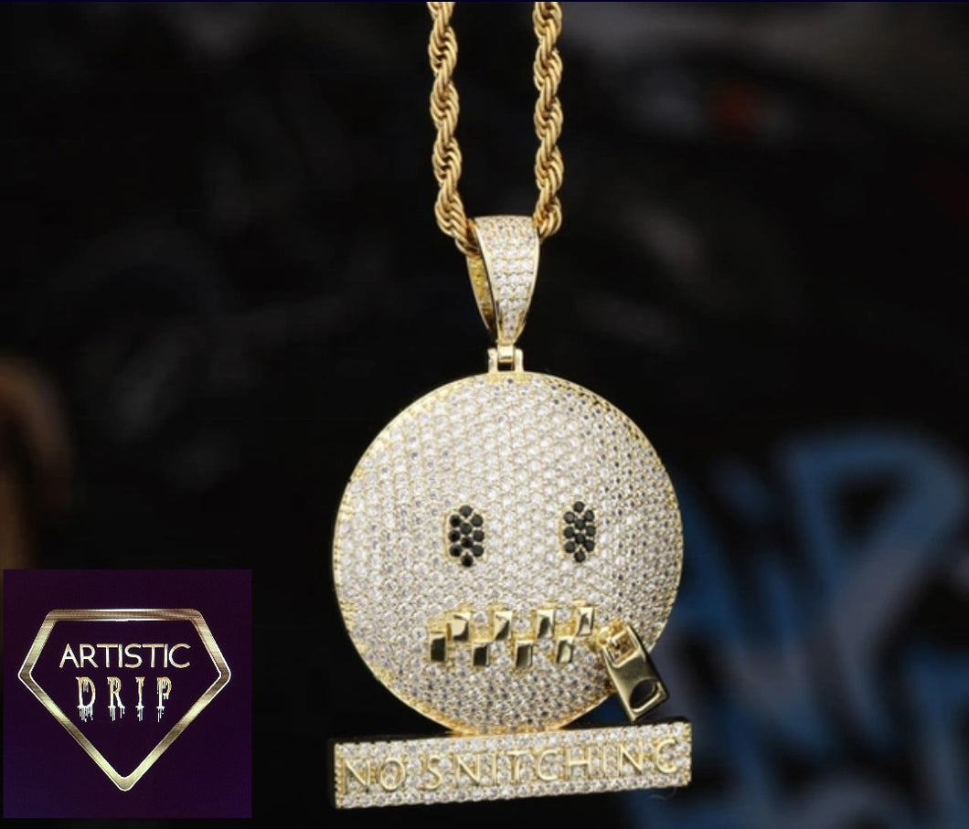 No Snitching Pendant