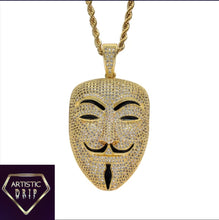 Load image into Gallery viewer, Vendetta Mask Pendant
