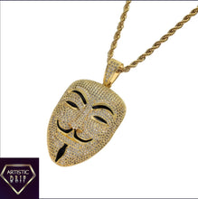 Load image into Gallery viewer, Vendetta Mask Pendant
