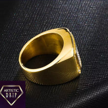 Load image into Gallery viewer, Mens Iced Out Square Ring
