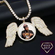 Load image into Gallery viewer, Angel Wings Photo Pendant
