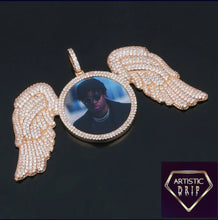 Load image into Gallery viewer, Angel Wings Photo Pendant
