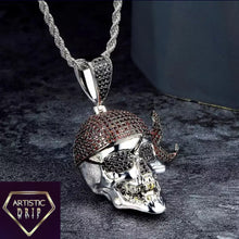 Load image into Gallery viewer, Pirate Skull Pendant
