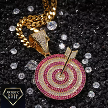 Load image into Gallery viewer, Bullseye Target Pendant
