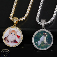 Load image into Gallery viewer, Round Custom Photo Pendant
