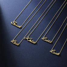 Load image into Gallery viewer, Ladies Custom Name Necklace
