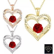 Load image into Gallery viewer, The Heart of Rose Pendant
