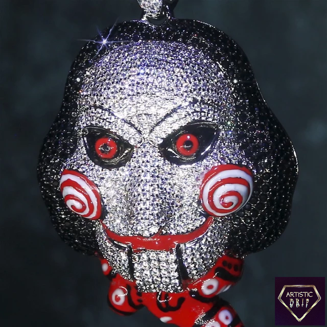 Jigsaw Killer Puppet Pendant