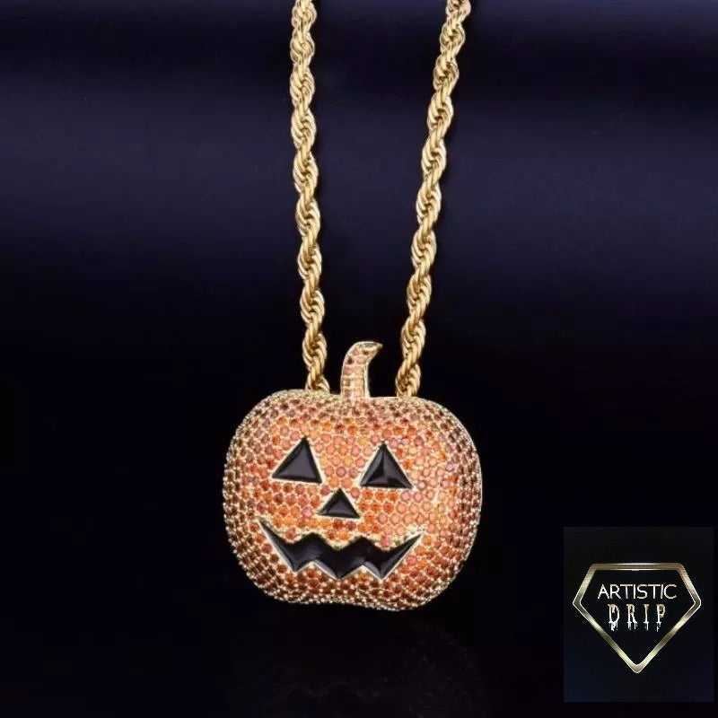 Halloween Pumpkin Pendant