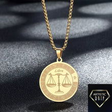 Load image into Gallery viewer, Stainless Steel Zodiac Symbol Pendant
